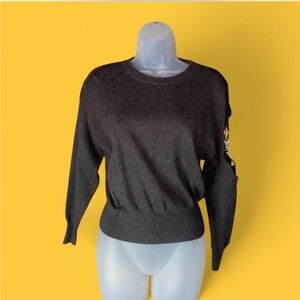 NWT Uniq Cinched Waist Sweater M/L